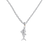 White Marlin Necklace - Sterling Silver Chain Included