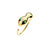 Rhea Ring - Gold, Emerald, Diamond