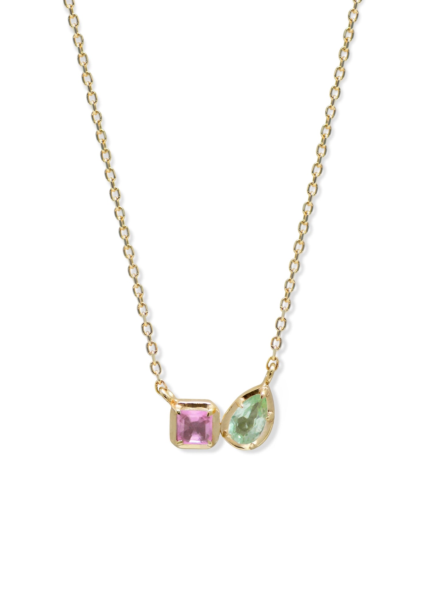Mélia Toi Et Moi Necklace - 14k Gold