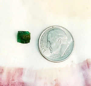 1715 Fleet Uncut Colombian Shipwreck Emerald - 1.2 CT