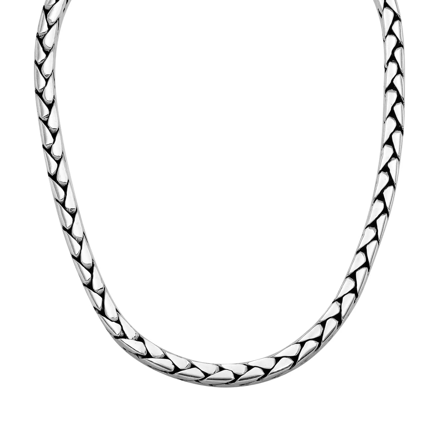 SS 4mm Braided Chain - 20"