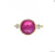 14K Pink Ruby and Diamond ring- 4.8cts ruby