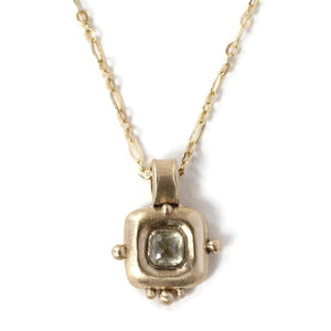 Trace Pale Yellow Diamond Necklace