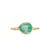 14K Emerald and diamond ring - 1.97cts emerald