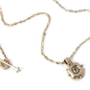 Trace Pale Yellow Diamond Necklace