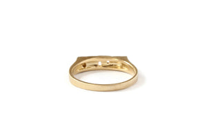 Sanctuary Diamond Signet Pinky Ring - Size 6