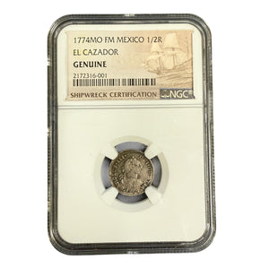 El Cazador - 1/2 Reale -  Dated 1774