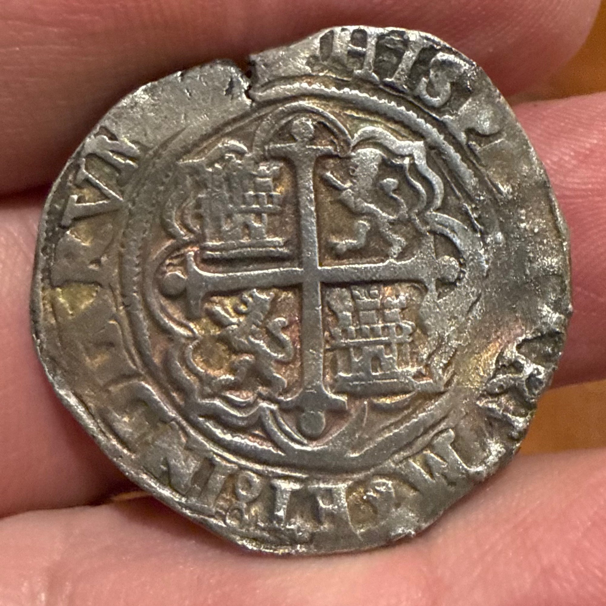 Nuestra Senora de Atocha Shipwreck - 8 Reales - Grade 1 - Assayer "O"