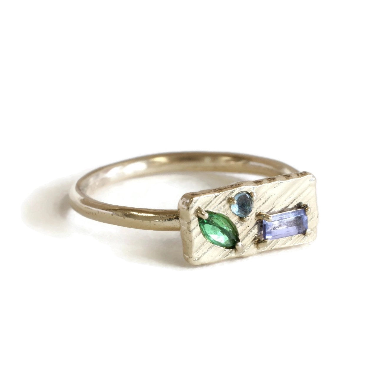 Collage Ring - Lavender Garden - Size 8