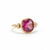 14k Pink Tourmaline (2.65ct) with Diamonds Ring