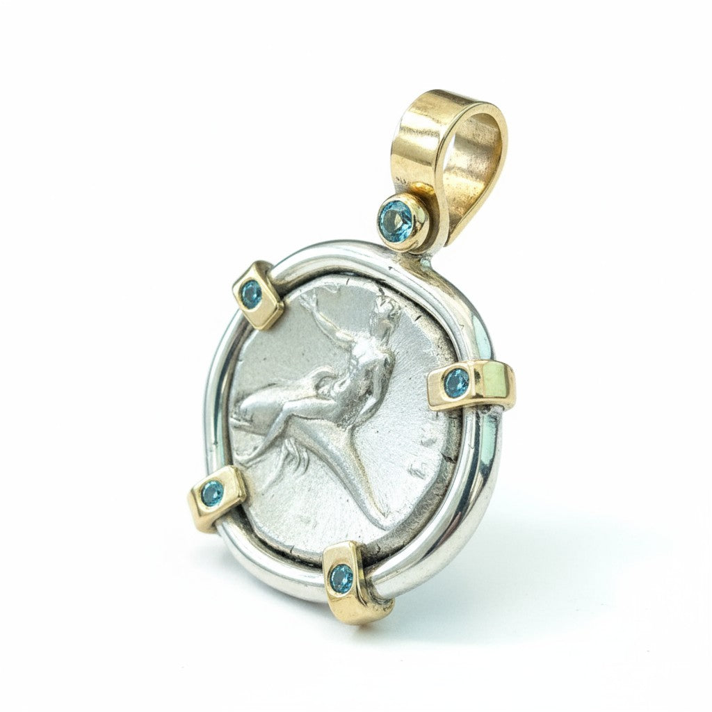 Ancient Greece - AR Didrachm - Calabria Tarentum (Boy on the Dolphin) - Circa (302-280) BCE