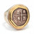 Private collection Spanish cob - 1 Reales - Sterling ring with 18K coin bezel
