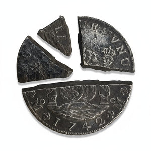 Hollandia  Shipwreck - 8 Reales - Mexico Mint - Dated 1742 - Set of four bits.