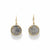 El Cazador Shipwreck - 1/2 Reales - Dated 1783 - Grade Mint -  14K gold mounted ear rings