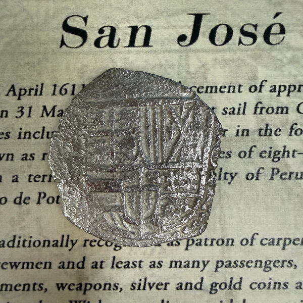 San Jose Shipwreck 1631 - 8 Reale - Grade 2 - Shipwreck Treasures of ...
