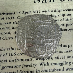 San Jose Shipwreck 1631 - 8 Reale - Grade 1