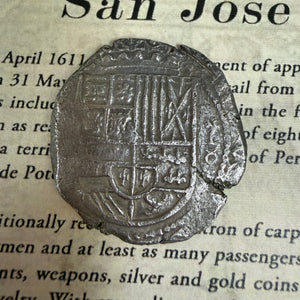 San Jose Shipwreck 1631 - 8 Reale - Grade 1