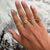 Handcrafted & Dainty, Hilo Solitaire Colony Emerald Ring- Size 8