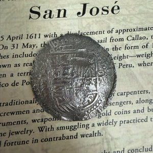 San Jose Shipwreck 1631 - 8 Reale - Grade 1