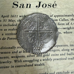 San Jose Shipwreck 1631 - 8 Reale - Grade 1