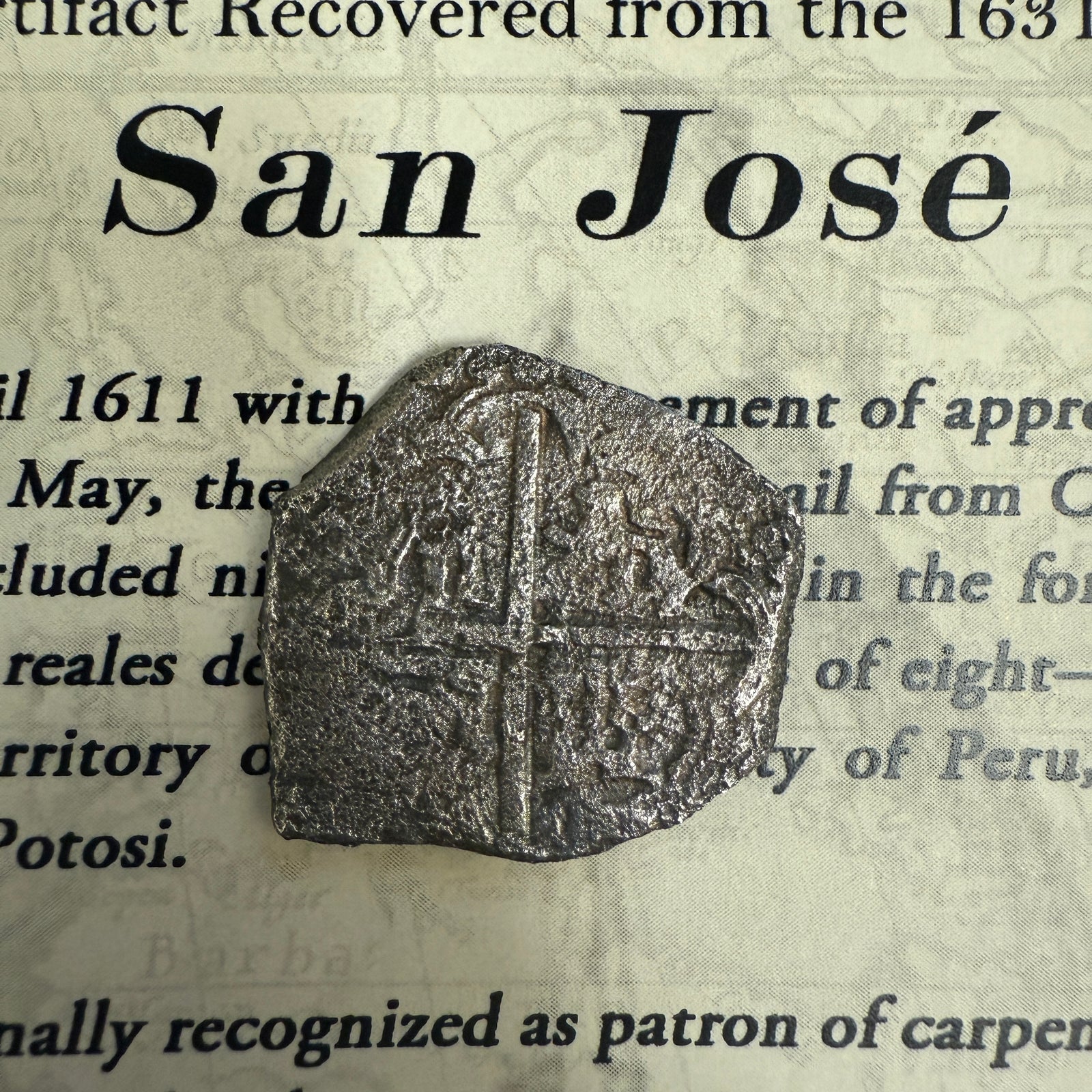 San Jose Shipwreck 1631 - 4 Reale - Grade 2