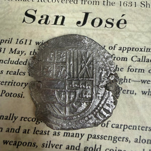 San Jose Shipwreck 1631 - 8 Reale - Grade 1