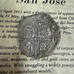 San Jose Shipwreck 1631 - 8 Reale - Grade 1