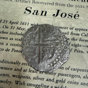 San Jose Shipwreck 1631 - 8 Reales - Grade 1