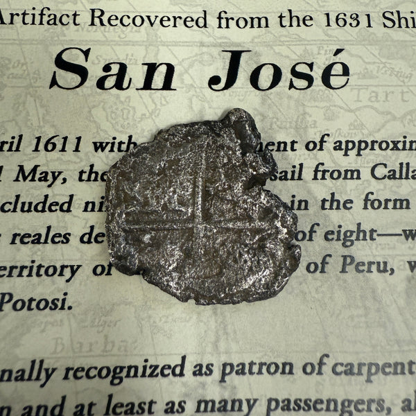 San Jose Shipwreck 1631 - 4 Reale - Grade 2 - Shipwreck Treasures of ...