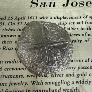 San Jose Shipwreck 1631 - 8 Reale - Grade 1