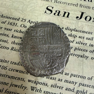 San Jose Shipwreck 1631 - 8 Reales - Grade 1