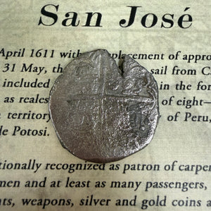 San Jose Shipwreck 1631 - 4 Reale - Grade 2