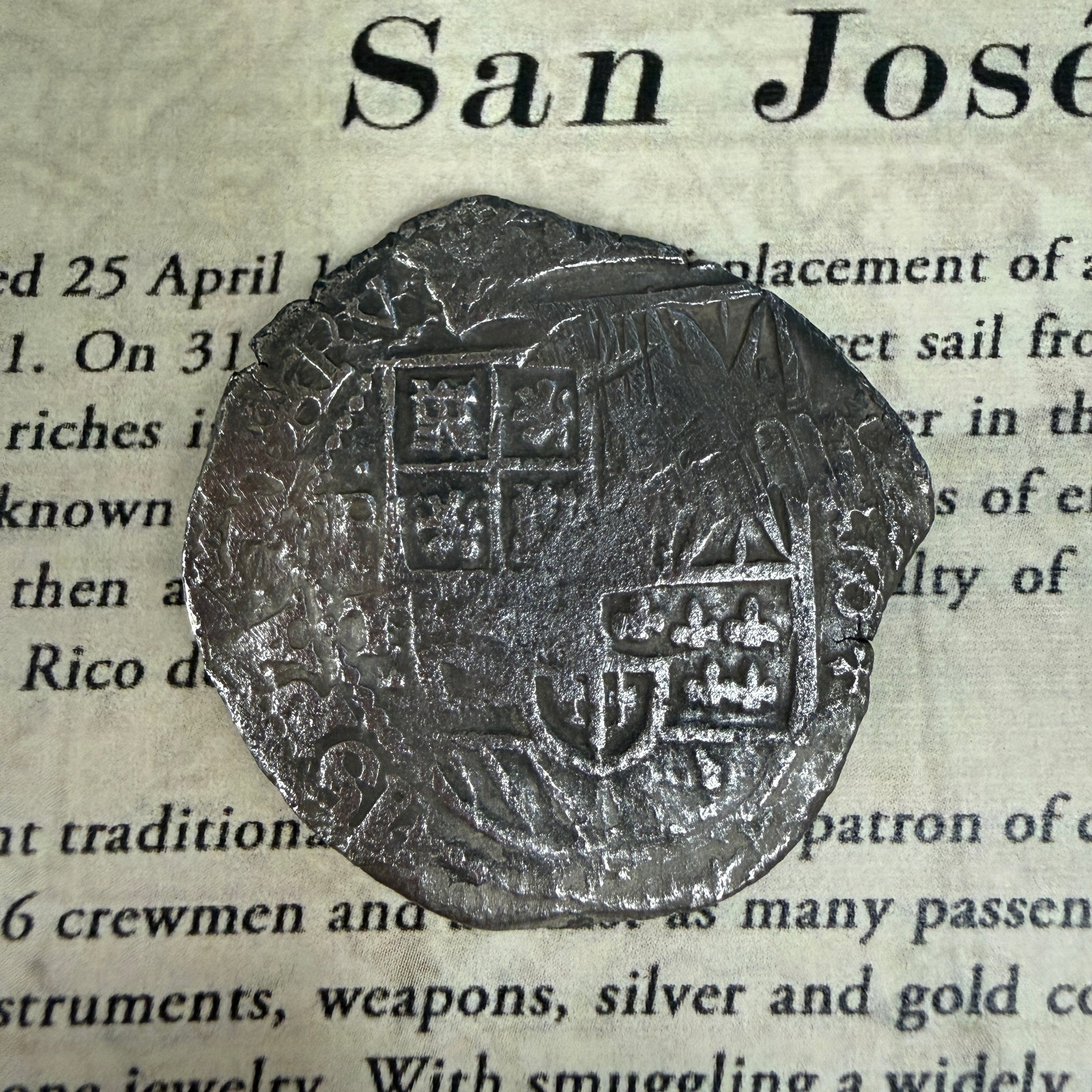 San Jose Shipwreck 1631 - 8 Reales - Grade 1