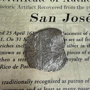 San Jose Shipwreck 1631 - 4 Reale - Grade 1