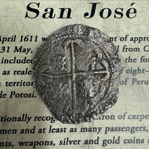 San Jose Shipwreck 1631 - 8 Reale - Grade 2 - Assayer T