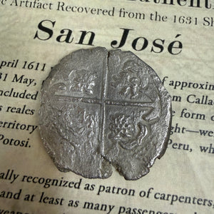 San Jose Shipwreck 1631 - 8 Reale - Grade 1