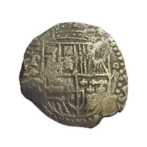 San Jose Panama Shipwreck of 1631 - 8 Reales - Grade 1 - Mounted in 14K gold