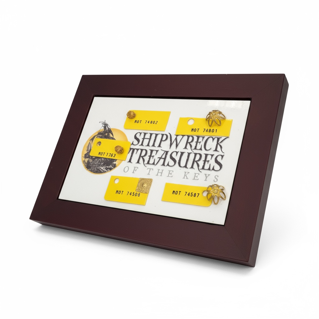 Santa Margarita (5) Five Piece Set of 24 Carat Gold Artifacts