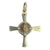 Ancient Roman Empire - Theodosius II - Sterling Silver Cross w/ Garnet Detail