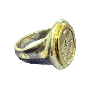 Spanish Cob - 1/2 Reales Coin Ring