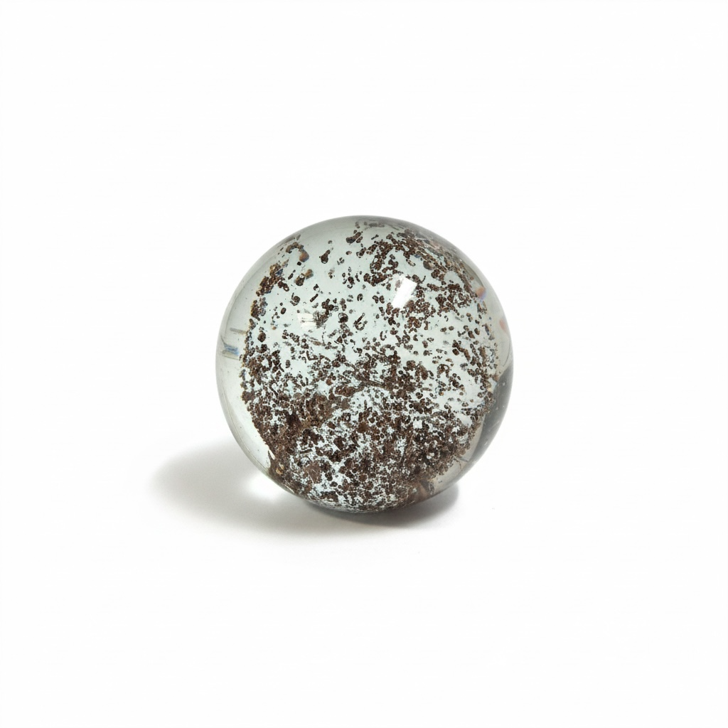 Atocha 1622 Shipwreck - Atocha Copper shaving in a Hand-Blown Glass Orb or paper weight