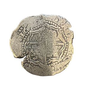La Capitana Shipwreck - Potosi mint scandal coin - 8 (7 1/2) Reales - Dated 16XX