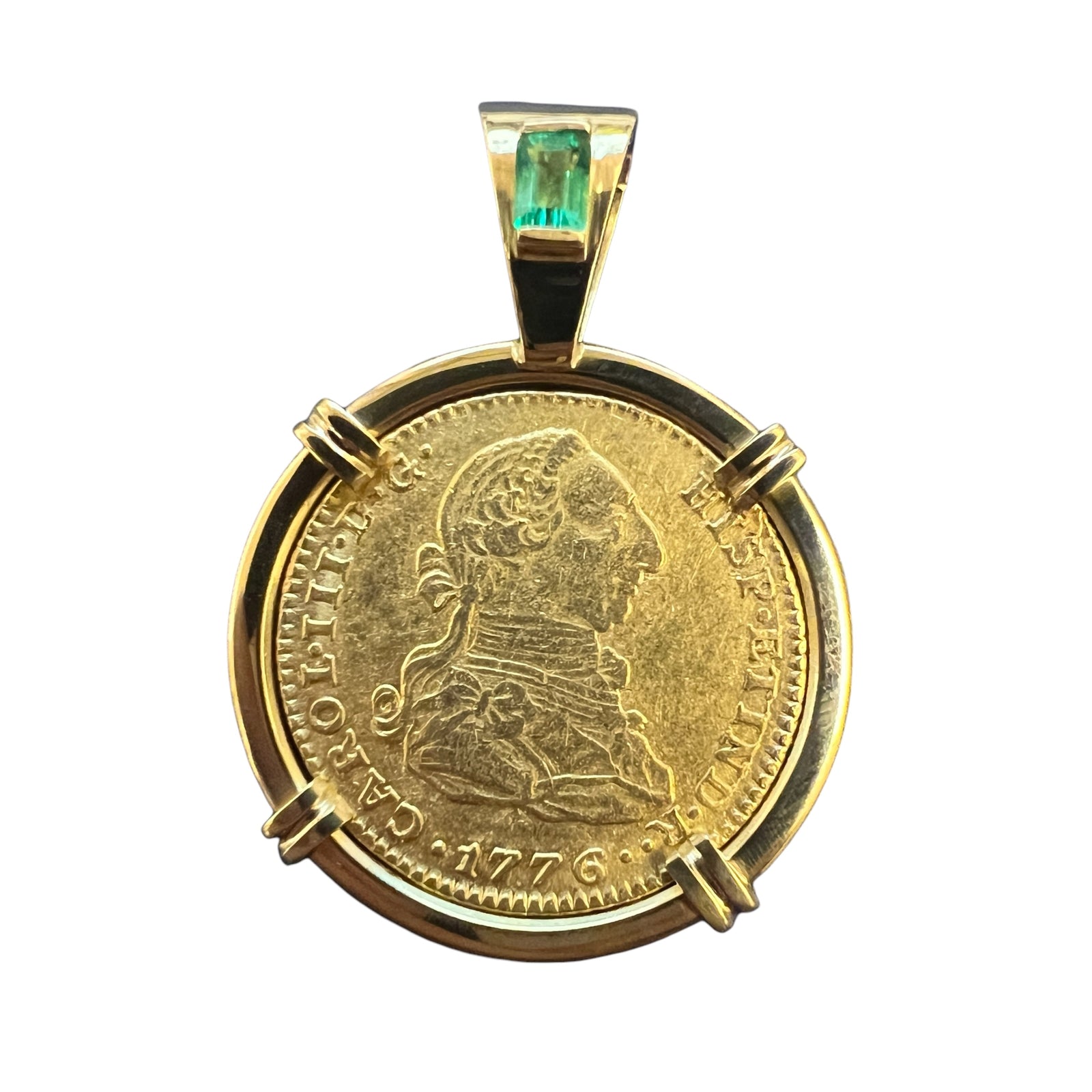 Authentic Spanish gold escudos - Charles III Gold Escudo - Dated 1776