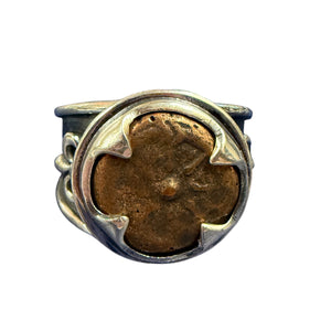 Widow Mites - Ancient Judea - Sterling Silver Ring