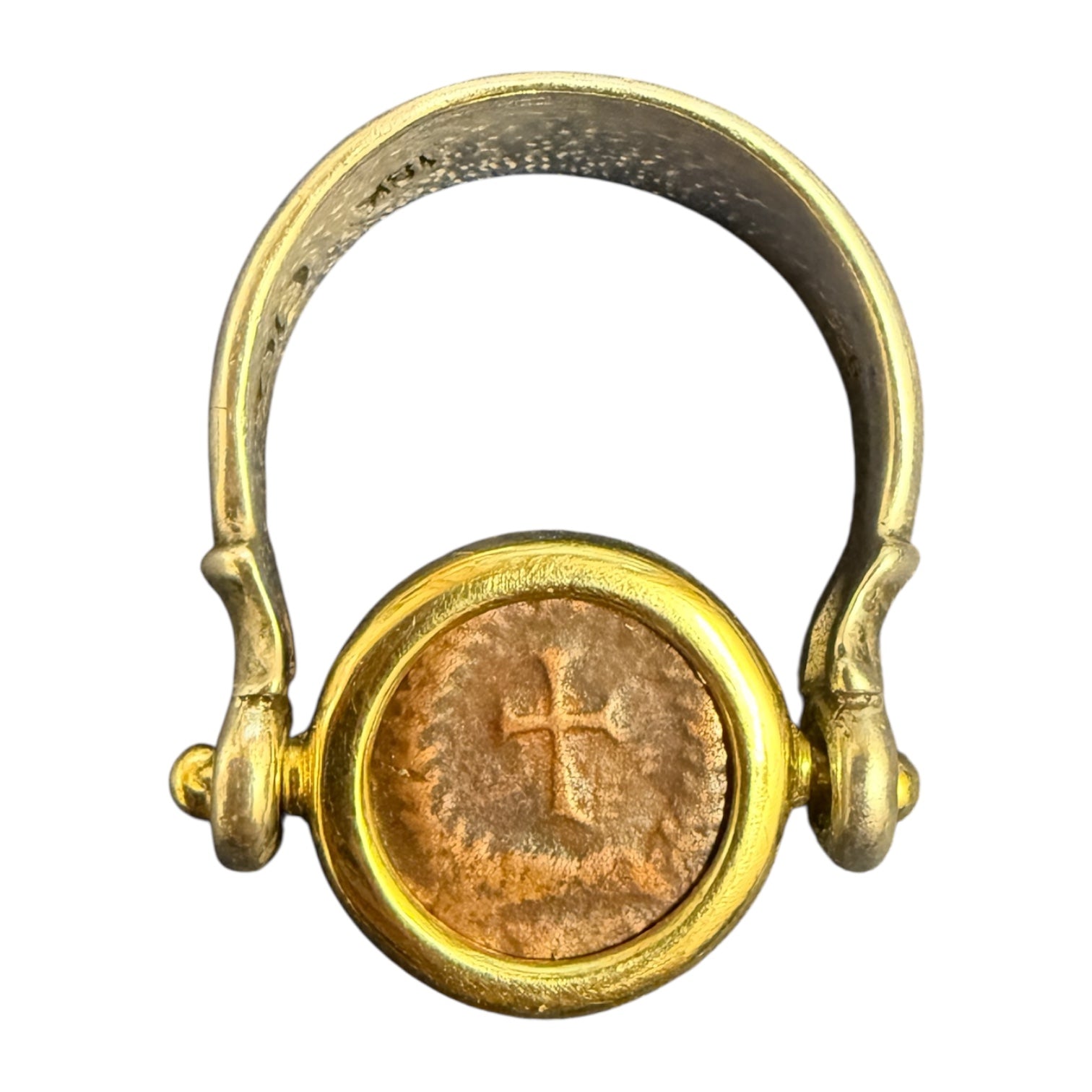 Ancient Roman - AE Bronze - Theodosius II - Circa (402-450) CE - Size 6 1/2