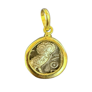 Authentic Greek Drachma - Arabian Athena and the Owl - Circa 200 BCE