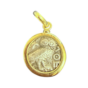 Authentic Greek Drachma - Arabian Athena and the Owl - Circa 200 BCE