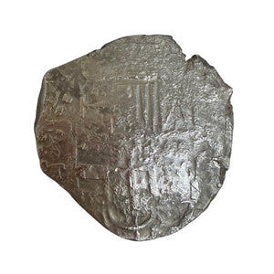 San Jose Shipwreck 1631 - 8 Reale - Grade 2 - Fully Dated (1629)