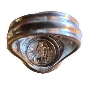 Ancient Greece - Alexander the Great (King of Macedonia) - Circa 300 BCE - Sterling Silver Ring