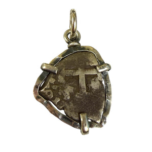 Private collection Spanish cob - 1/2 Reales - Sterling Silver Bezel